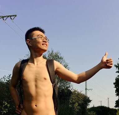 Thumbs Up to the Sky